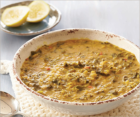 Curried Lentil and Kale Soup