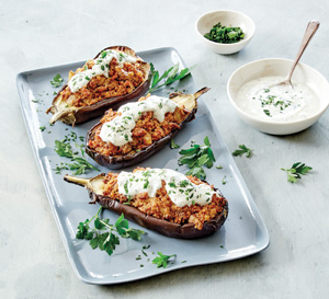 Stuffed Aubergines