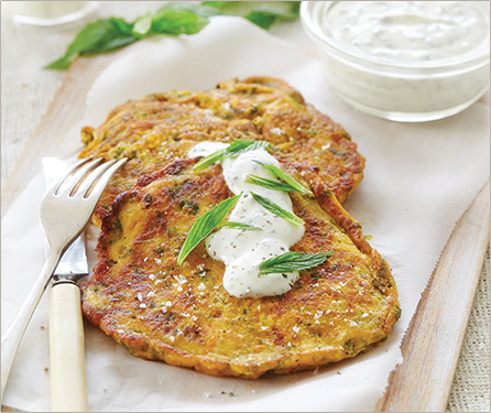 Sweet Potato and Kale Pancakes